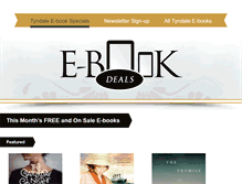 Tablet Screenshot of ebookdeals.net